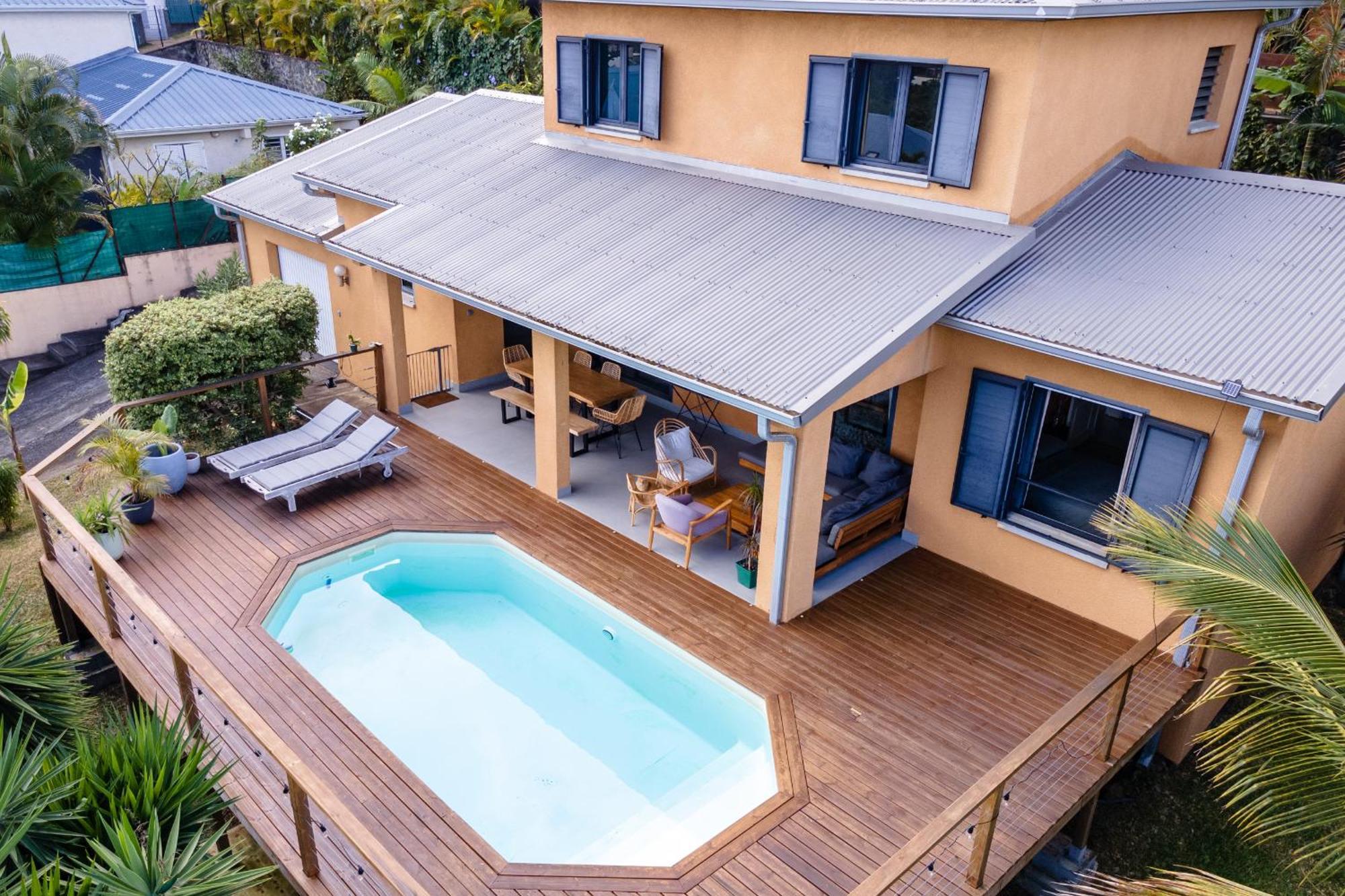 Villa Cactus Avec Piscine Et Vue Mer Ла-Салин-ле-Бен Экстерьер фото